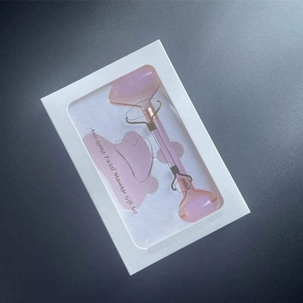 Natural Pink Gua Sha Tool 2 Piece