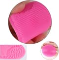 Silicone Face Scrubber Pad 2 Pack Rose Pink Blue