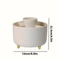 Rotating Cosmetic Storage Box Black