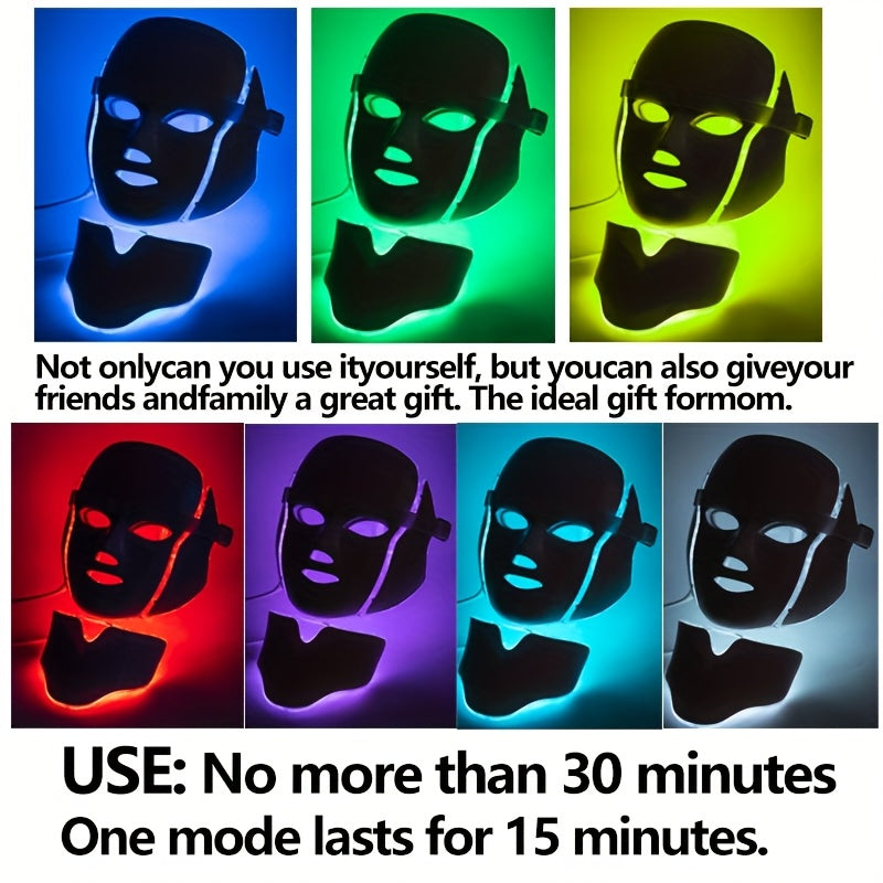 LED Facial & Neck Mask (7 Colors) Main image