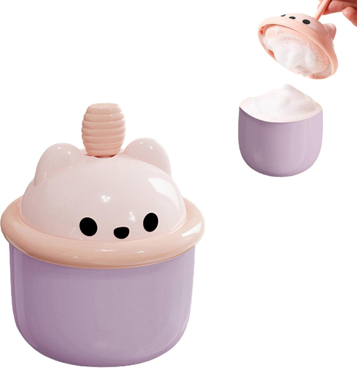 Soap Dispenser - Foam Pump - Foam Maker - Bottle Holder - Skincare Tools - Refillable Pump - Foam Cup - Foam Maker - Foam Soap Dispenser, Foaming Liquid Shampoo - Facial Cleanser Foamer - Empty Bottle - For Kitchen, Bathroom Main image