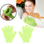 Exfoliating Gloves,1 Pair /2 Pcs, Skin Exfoliator for Body, Bath/Scrub Gloves, Shower Accessories for Women, Exfoliation Mitt, Green, 5.9x7.28 5.9 x 7.28" Green"