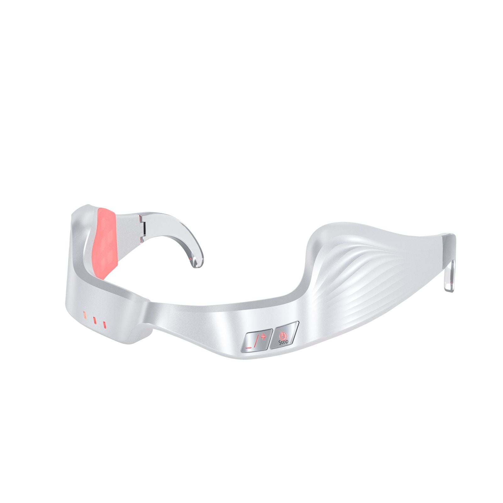 Red Light Eye Massager,Red Light Glasses,Under Eye Light Therapy Device,Red Light Beauty Device Eye Massage Light-Weight,Reducing Dark Circles,Puffiness,Wrinkles (Milky) Main image