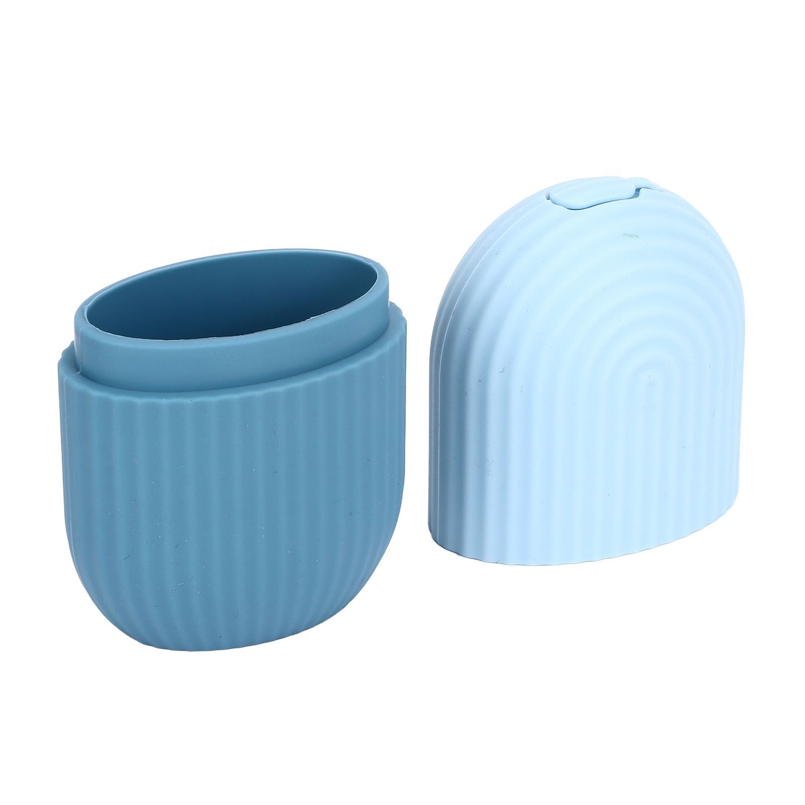 Face Icer Pain Relief Nonslip Grip Durable Silicone Easy Operation Ice Face Mold for Face Massage Skin Care Light Blue Main image