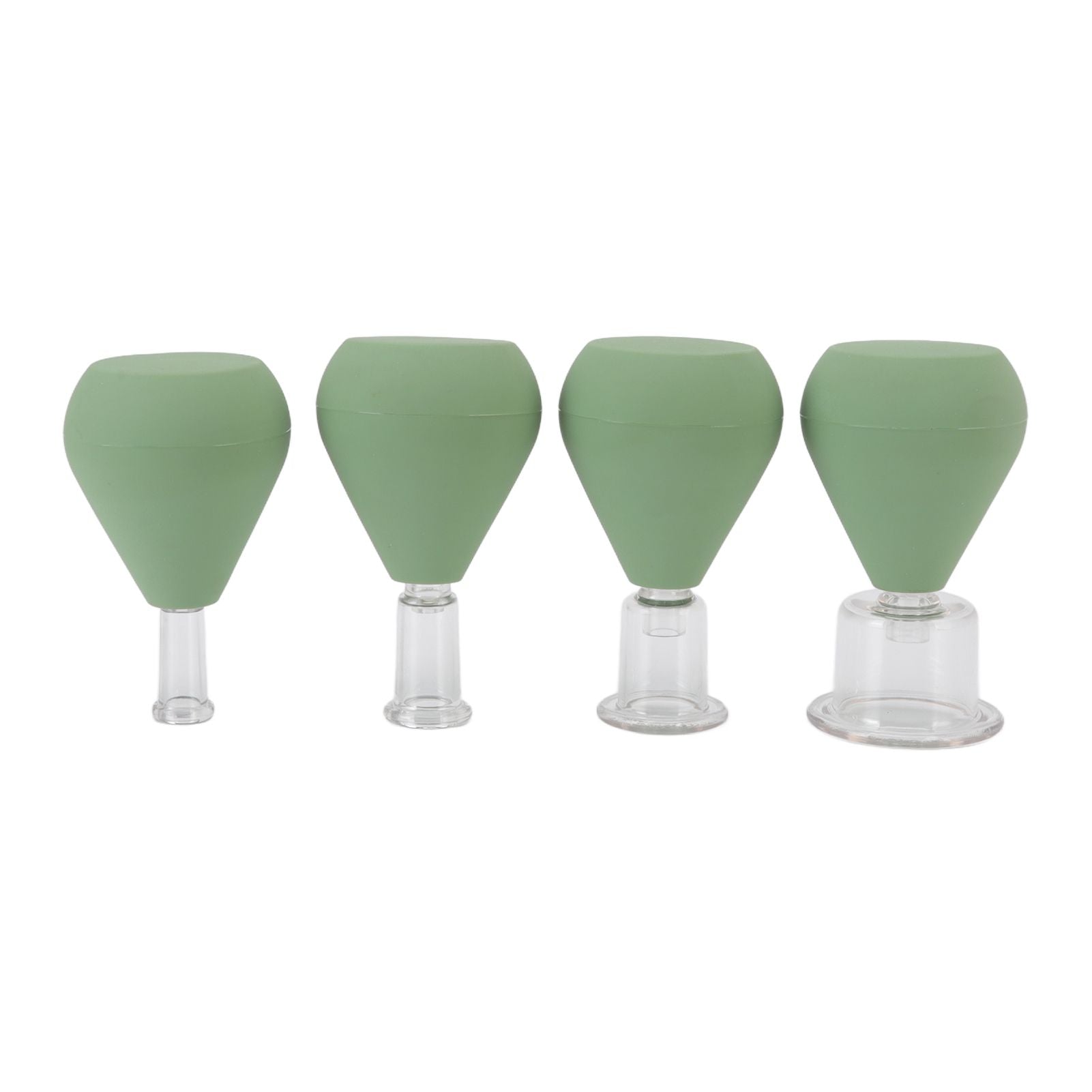 4Pcs Facial Cupping Therapy Set Help Sleep Tighten Skin Reduce Fine Lines Face Vacuum Suction Cup for Home Beauty Salon Main image