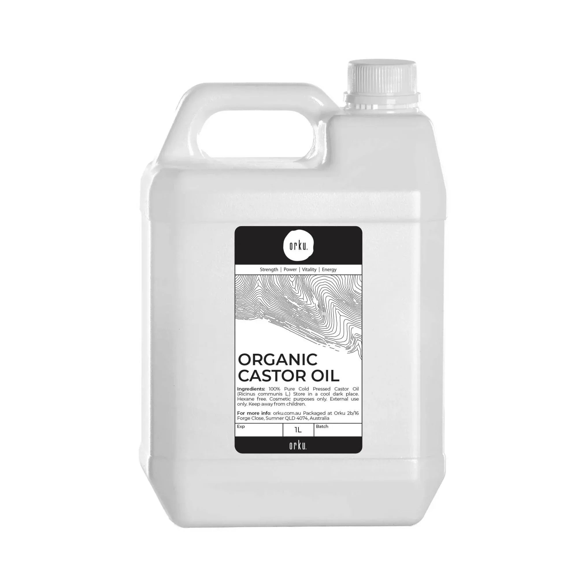 Orku 5L Organic Castor Oil - Hexane Free Cold Pressed Main image