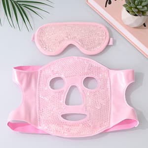 Cooling Gel Face & Eye Mask Grey