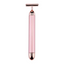 Rose Gold Electric T-Shape Facial Massage Bar Waterproof Gold Tone Beauty Roller for Daily Skincare and High Frequency Vibration