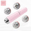 Pink Electric Eye Massager Pen - Vibration Massage Wand for Eye Area, Face, and Neck - Battery Operated Skincare Tool（Batteries not included）, Compact Daily Use, Gift Ready