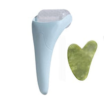 Face Ice Roller and Gua Sha Set Purple