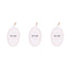 3 Pcs Clevinger Eco Oval Facial Exfoliating Loofah
